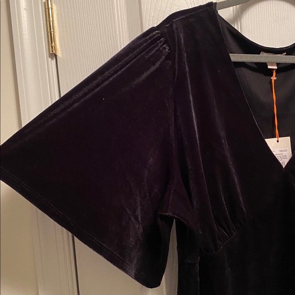 Knox Rose Black Velour Women's Blouse…size 3X - Picture 3 of 6